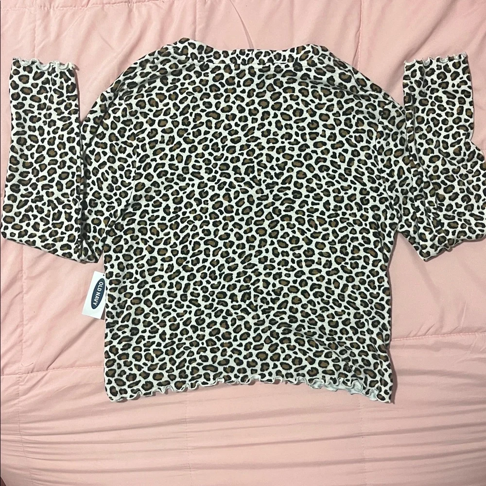 Cheetah Print Old Navy Cardigan - Picture 2 of 9